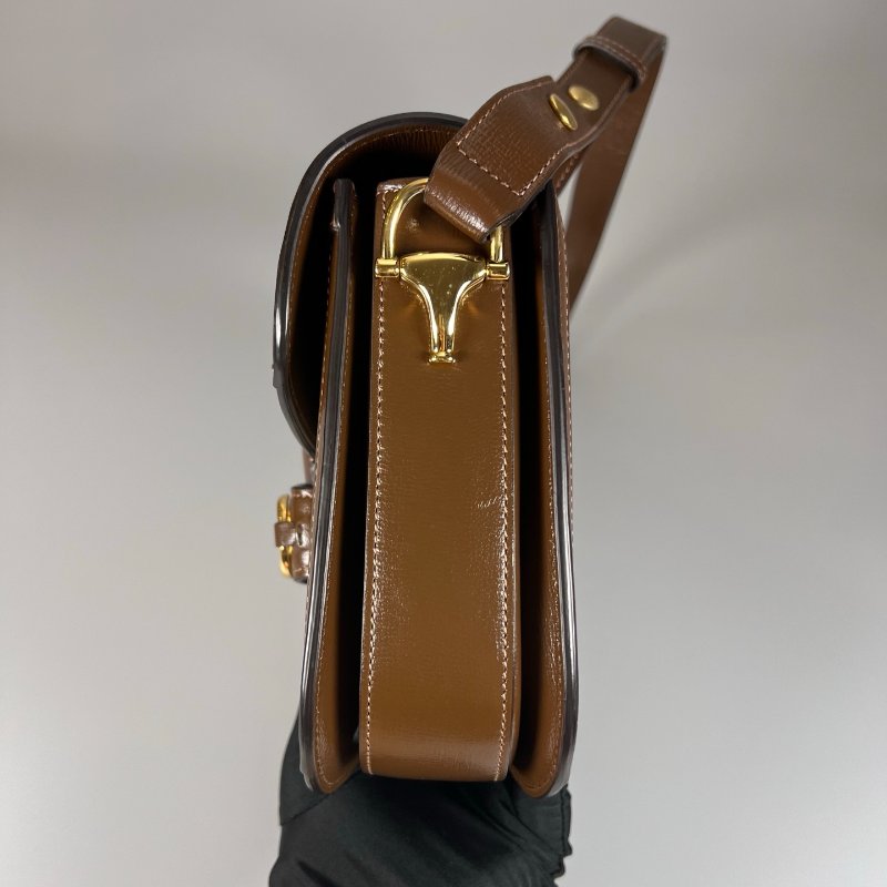 GUCCI 602204 棕1955翻蓋小號包-2