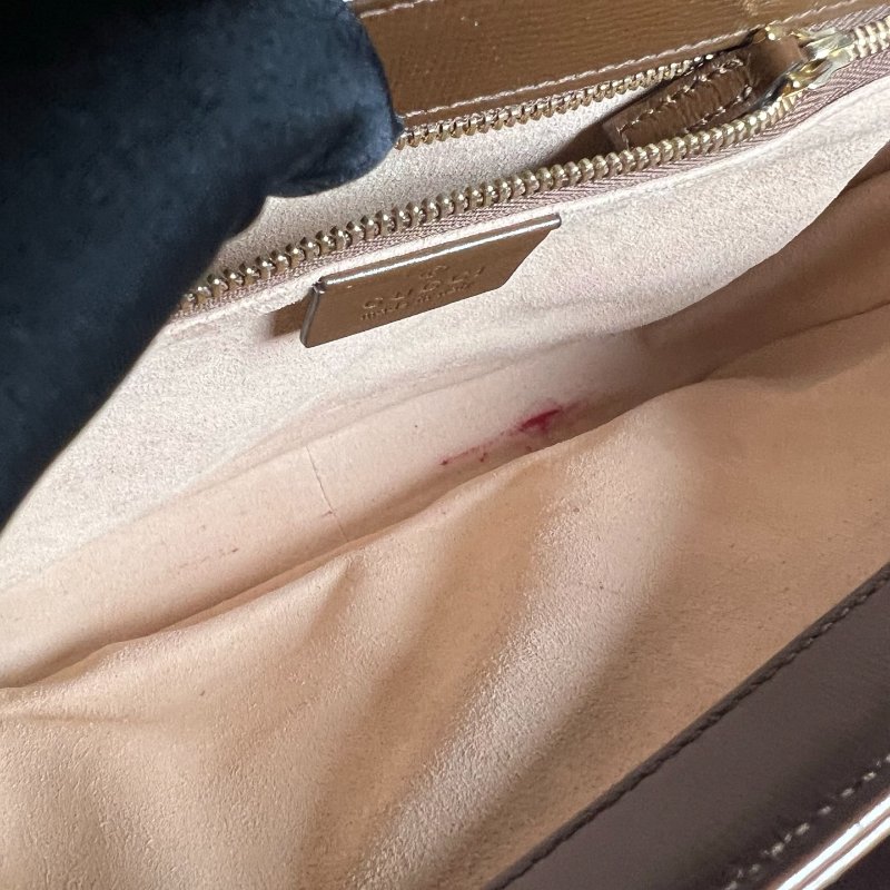 GUCCI 602204 棕1955翻蓋小號包-7