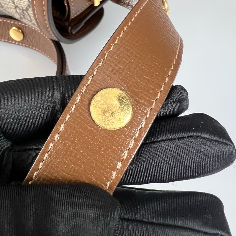 GUCCI 602204 棕1955翻蓋小號包-9