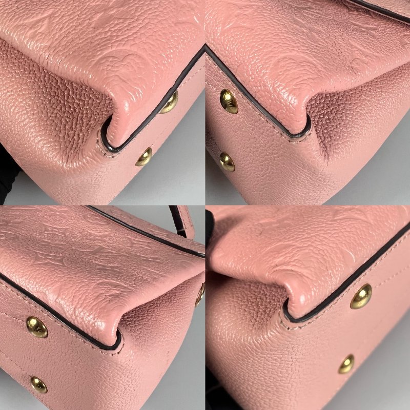 LV M53942  櫻花粉壓紋Georges BB 斜肩包-11