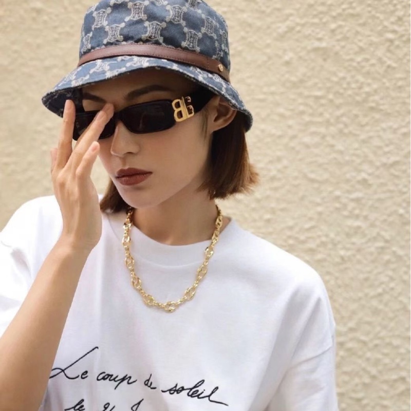 Balenciaga BB0096，大logo墨鏡 全新全配-0