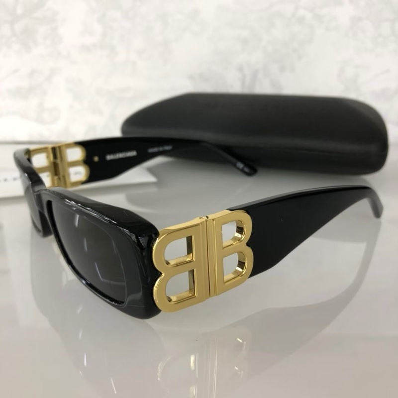 Balenciaga BB0096，大logo墨鏡 全新全配-3