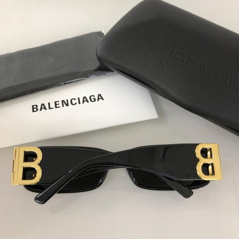 Balenciaga BB0096，大logo墨鏡 全新全配-4
