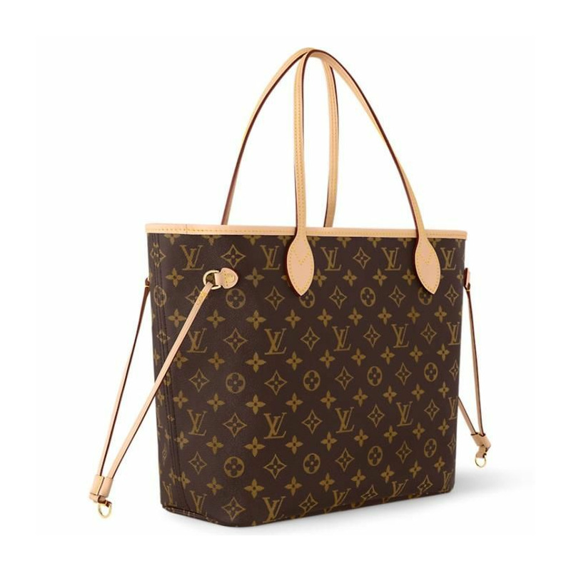 LOUIS VUITTON Neverfull MM 手袋/肩背包 紅色內裡 M46987-3