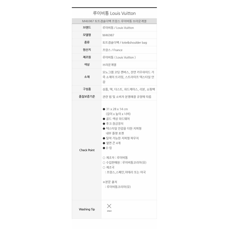 LOUIS VUITTON Neverfull MM 手袋/肩背包 紅色內裡 M46987-14