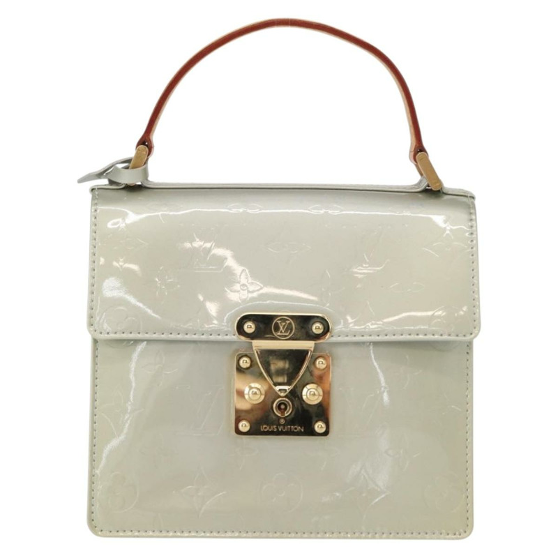 【日本直送】路易威登 Monogram Vernis Spring Street 手提包 灰色 M91029 LV 正品 157614V-12