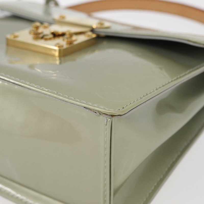 【日本直送】路易威登 Monogram Vernis Spring Street 手提包 灰色 M91029 LV 正品 157614V-14