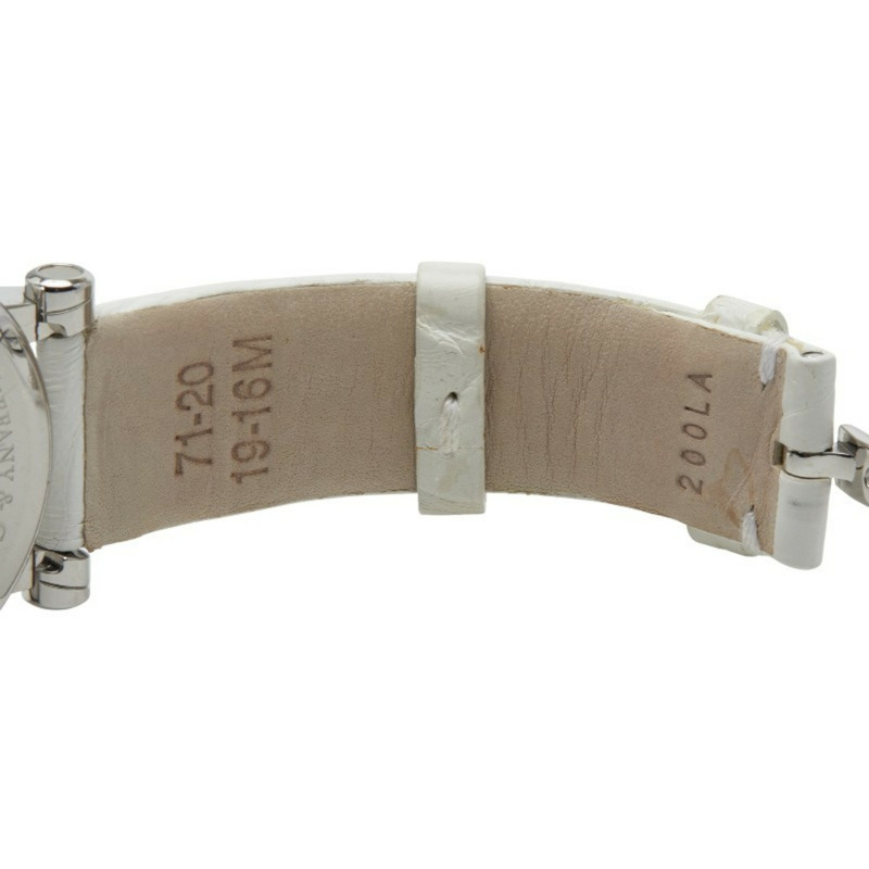 Tiffany & Co. Atlas 手錶 Z1301.32.11A20A71A,石英機芯,白色錶盤,不鏽鋼,皮革,女士款。-9