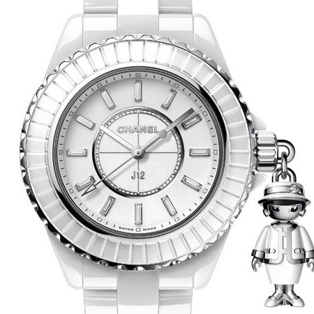 Chanel Mademoiselle J12 Acte 白色陶瓷腕錶-4