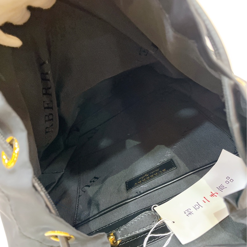 莉亞精品♡Burberry 4014879黑後背包 二手-19