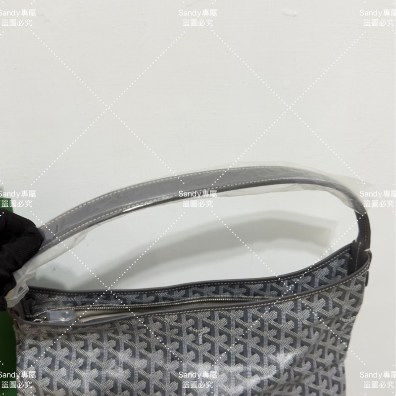 Goyard 狗牙hobo 灰色 全新全配-4