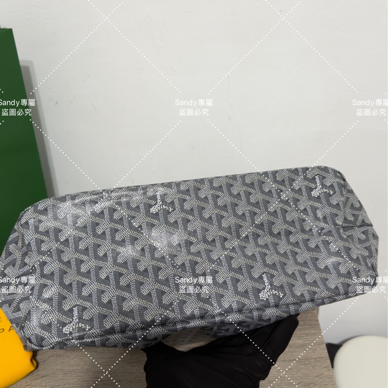 Goyard 狗牙hobo 灰色 全新全配-5