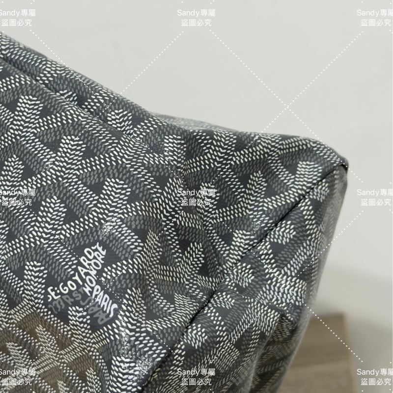 Goyard 狗牙hobo 灰色 全新全配-6