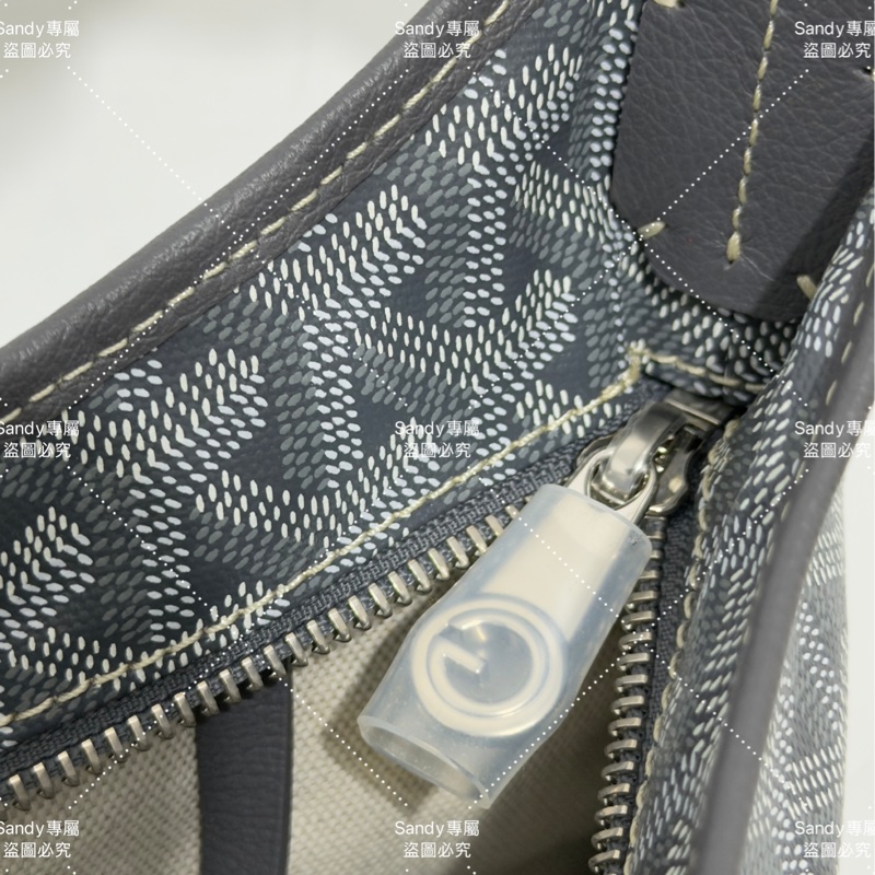 Goyard 狗牙hobo 灰色 全新全配-8