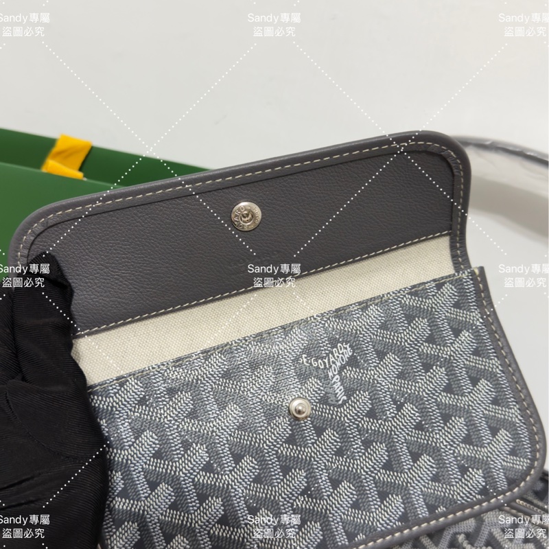 Goyard 狗牙hobo 灰色 全新全配-12