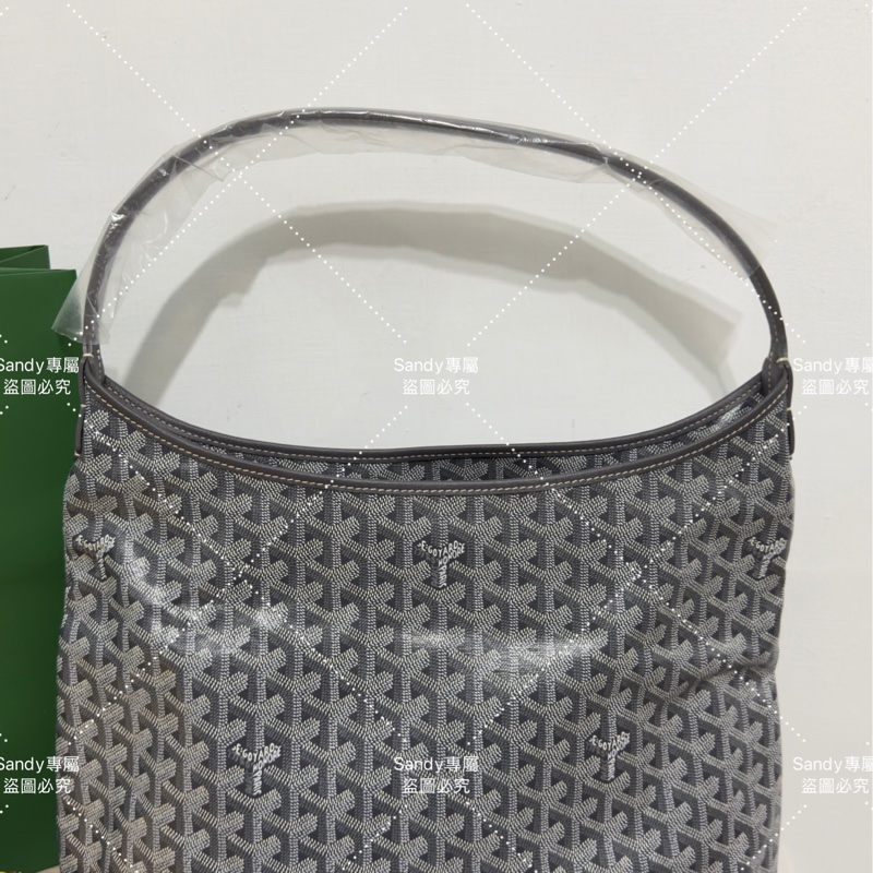Goyard 狗牙hobo 灰色 全新全配-13