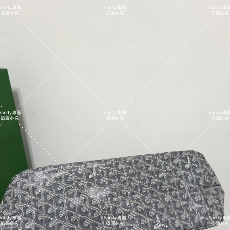 Goyard 狗牙hobo 灰色 全新全配-21