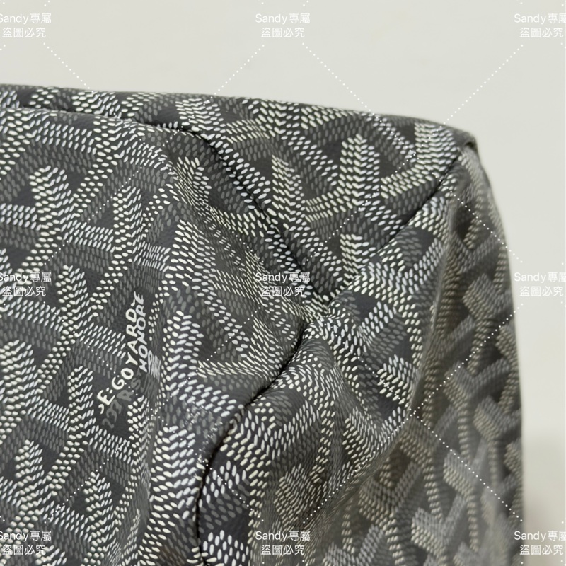 Goyard 狗牙hobo 灰色 全新全配-27