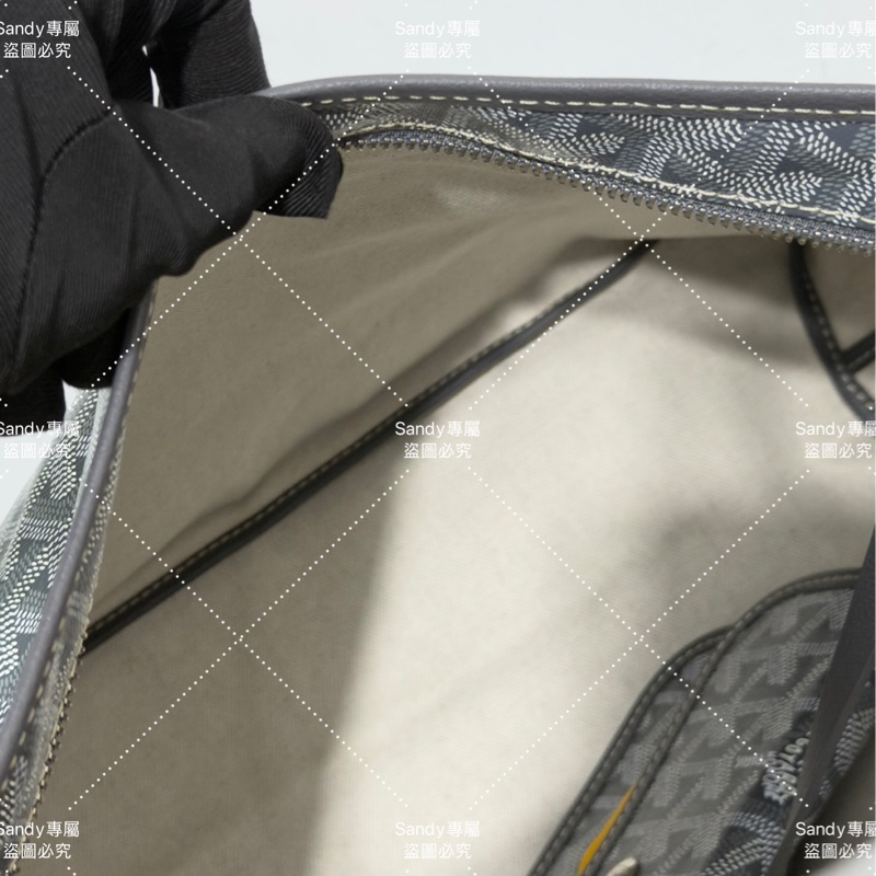 Goyard 狗牙hobo 灰色 全新全配-40