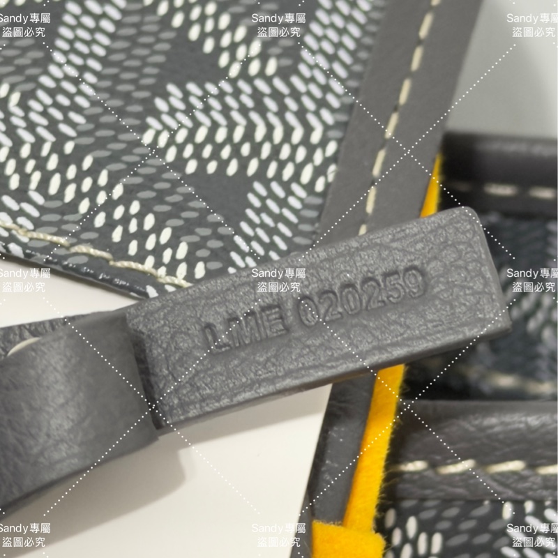 Goyard 狗牙hobo 灰色 全新全配-45