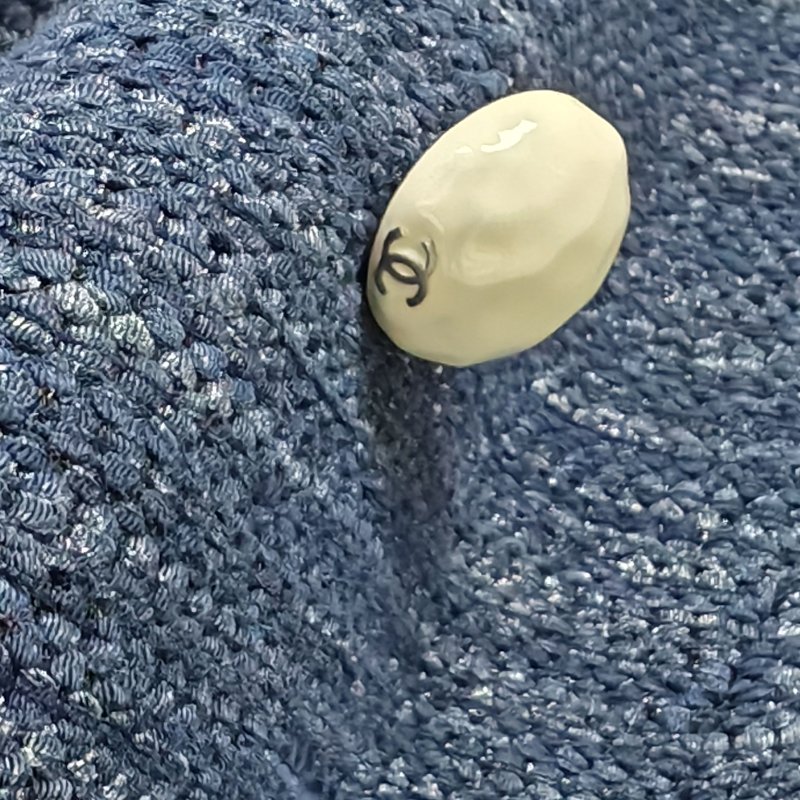 Chanel 香奈兒 藍色雙排釦西裝外套裙子 34碼-6