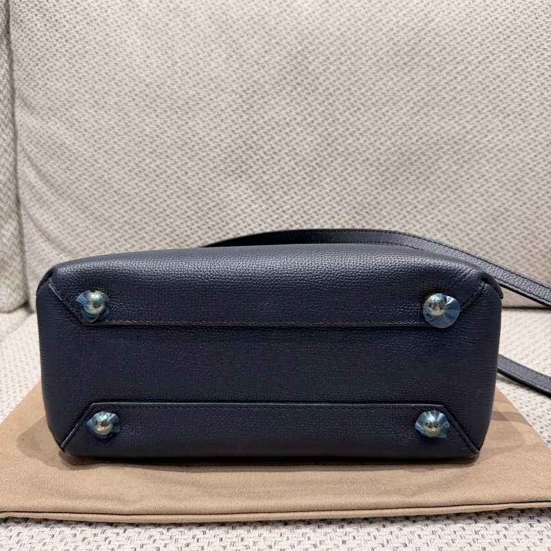 Burberry Small Banner Nova Check 2WAY 4023700 Handbag Leather x Canvas-3