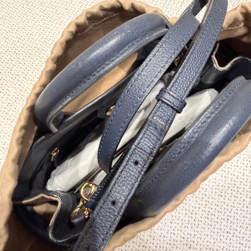 Burberry Small Banner Nova Check 2WAY 4023700 Handbag Leather x Canvas-6