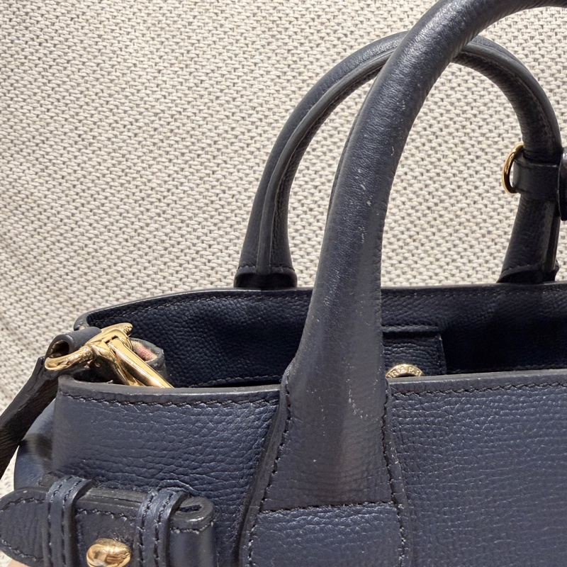 Burberry Small Banner Nova Check 2WAY 4023700 Handbag Leather x Canvas-7