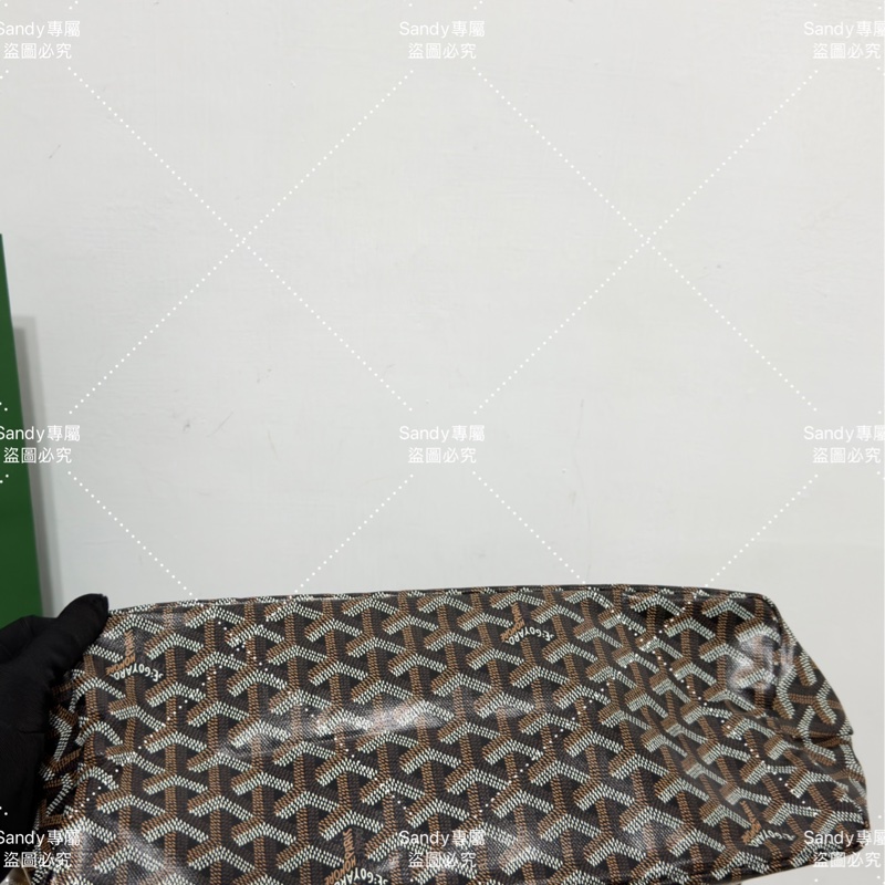 Goyard 狗牙hobo 黑色 全新全配-7