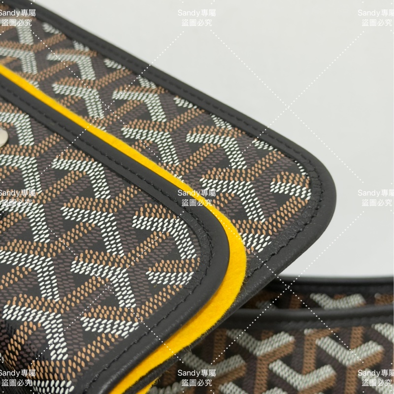 Goyard 狗牙hobo 黑色 全新全配-12