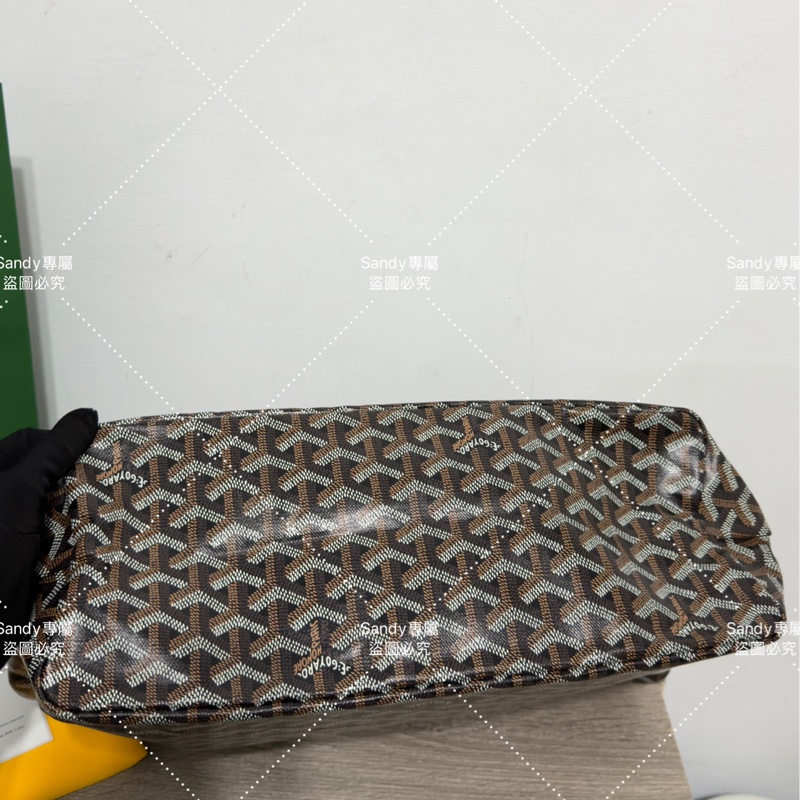 Goyard 狗牙hobo 黑色 全新全配-15