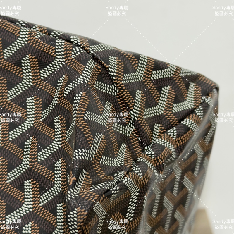 Goyard 狗牙hobo 黑色 全新全配-16