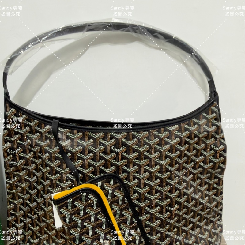 Goyard 狗牙hobo 黑色 全新全配-20