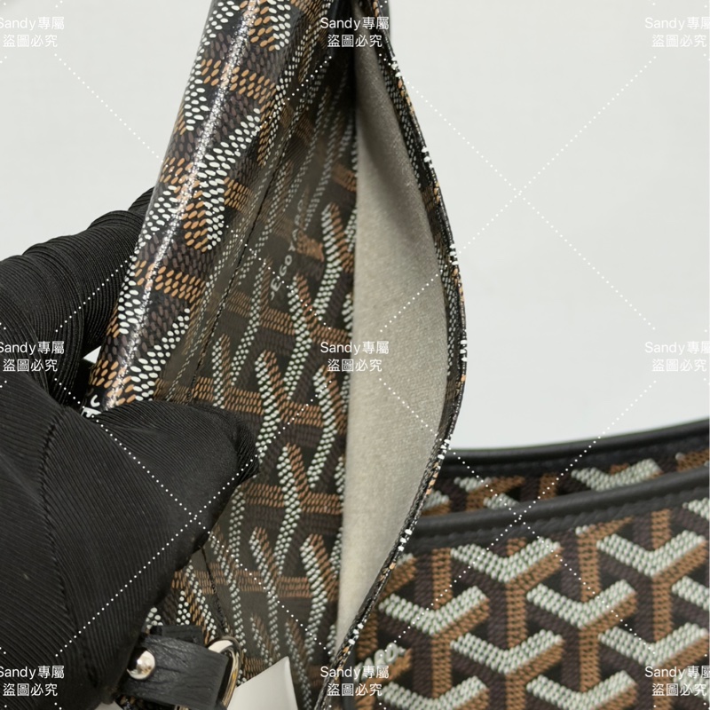 Goyard 狗牙hobo 黑色 全新全配-24