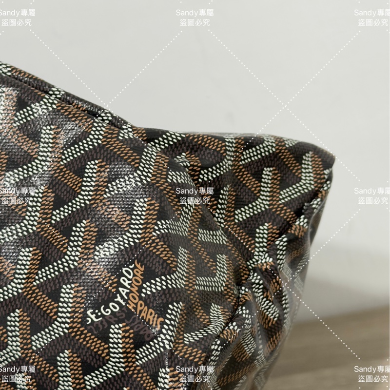 Goyard 狗牙hobo 黑色 全新全配-30