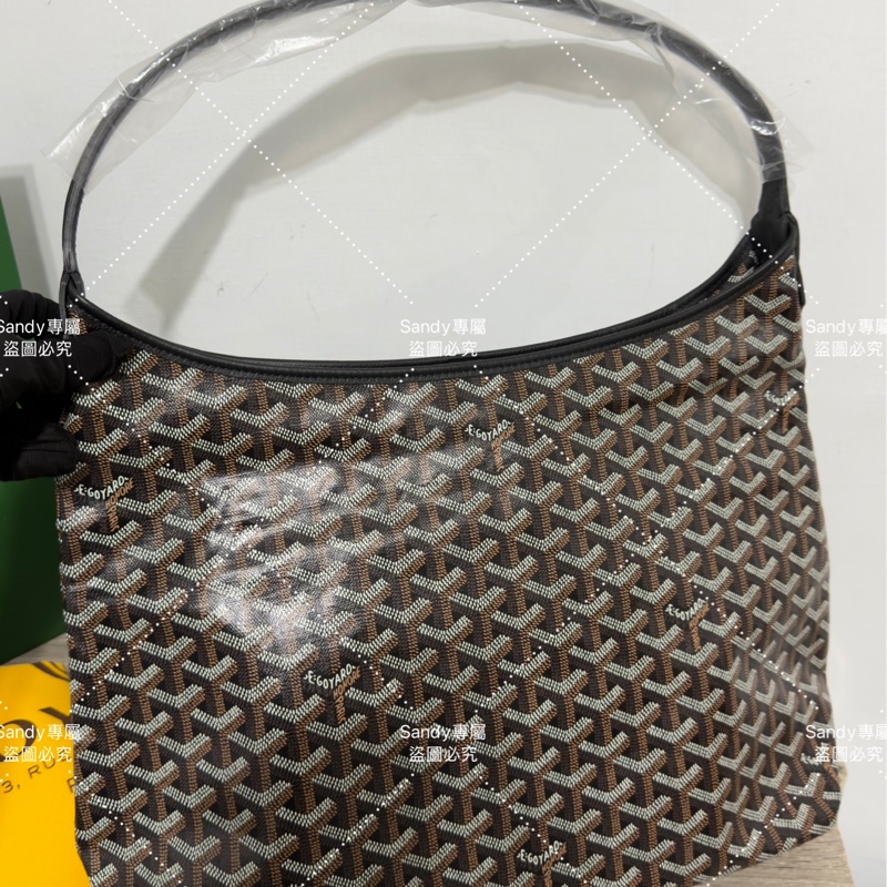 Goyard 狗牙hobo 黑色 全新全配-39