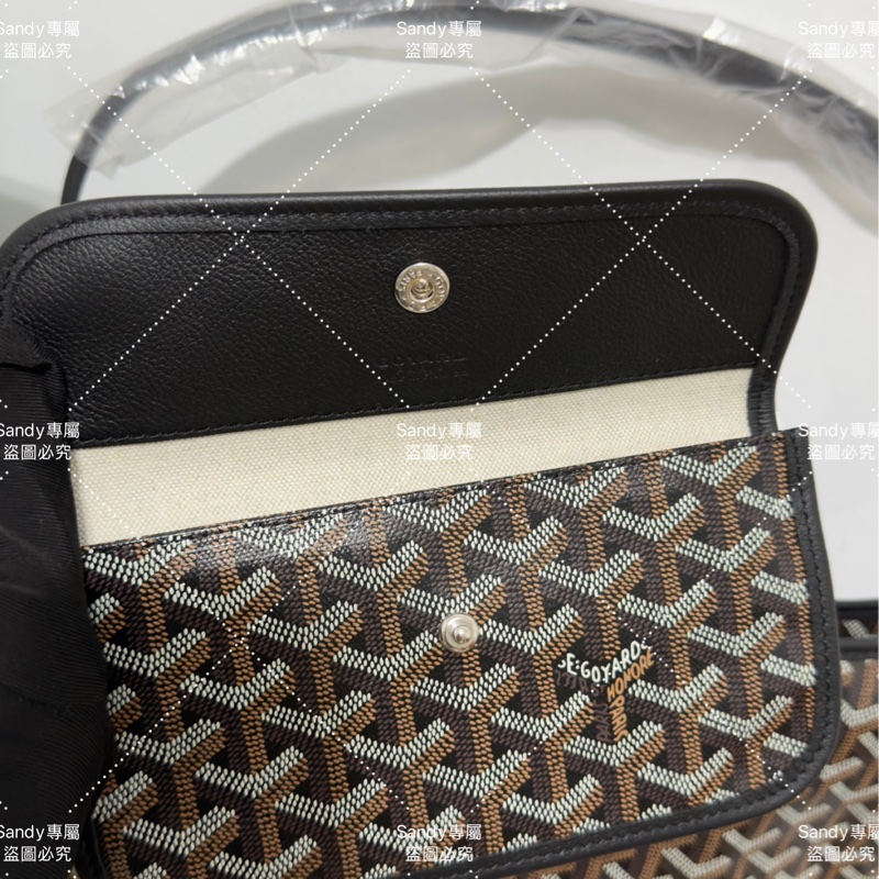 Goyard 狗牙hobo 黑色 全新全配-42
