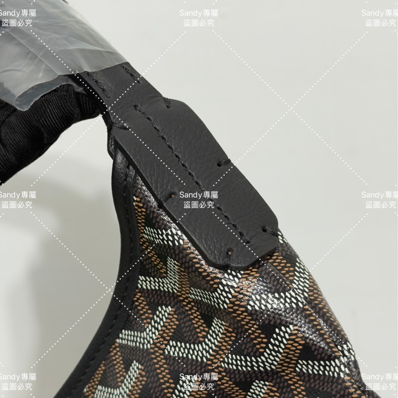 Goyard 狗牙hobo 黑色 全新全配-45