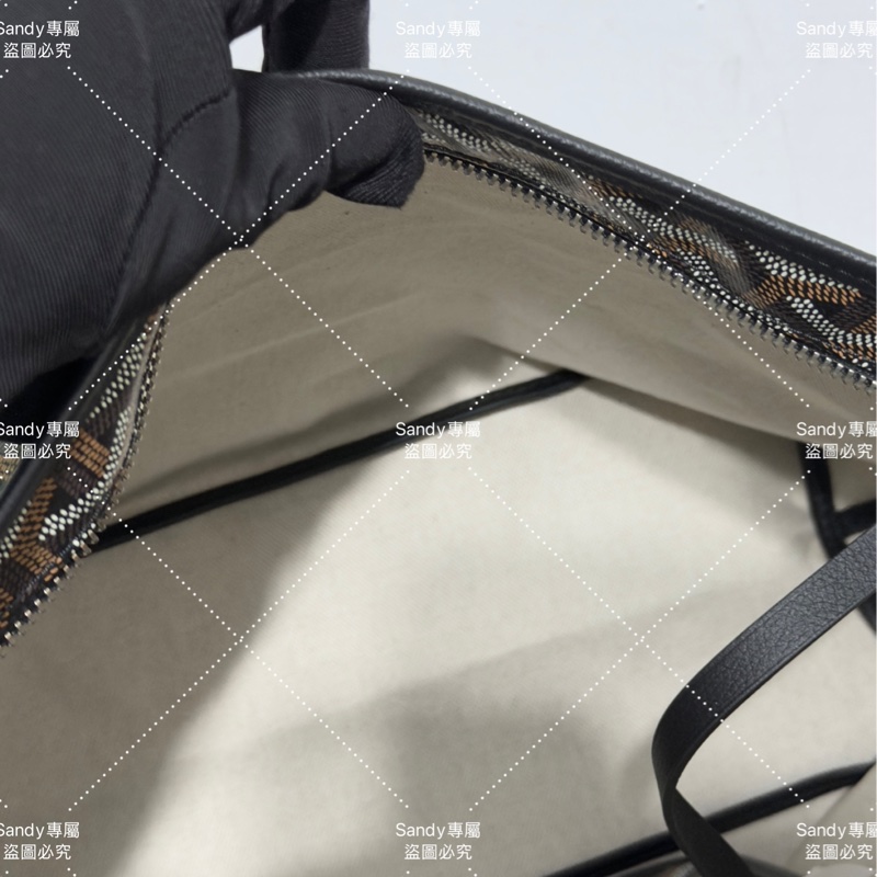 Goyard 狗牙hobo 黑色 全新全配-48