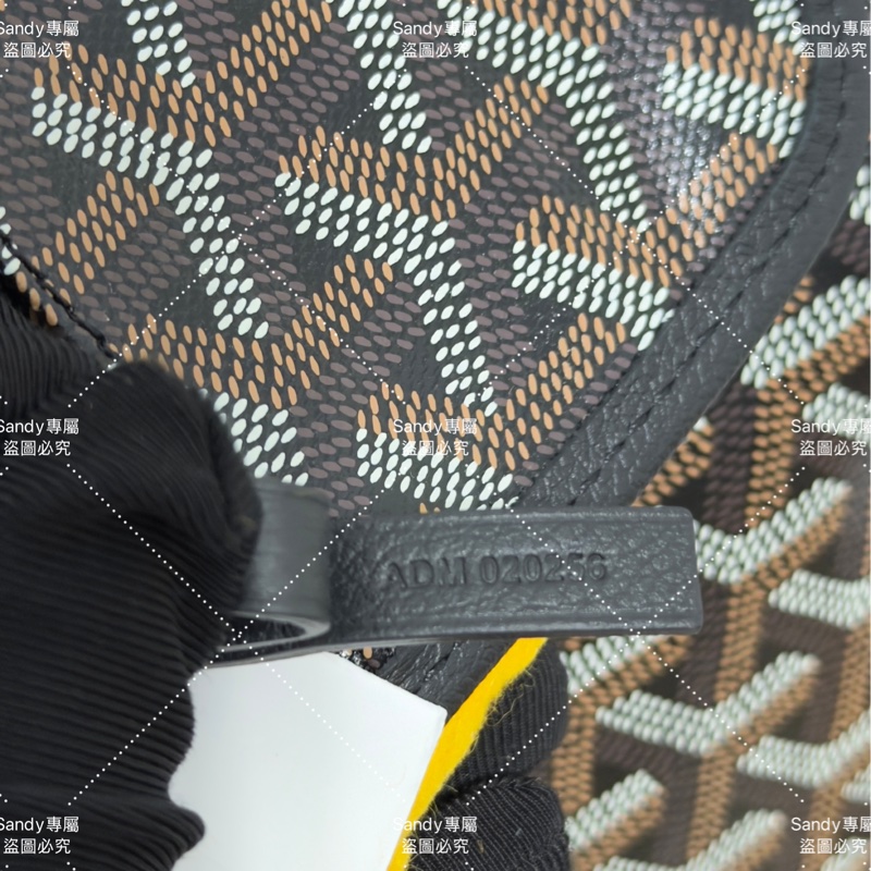 Goyard 狗牙hobo 黑色 全新全配-53