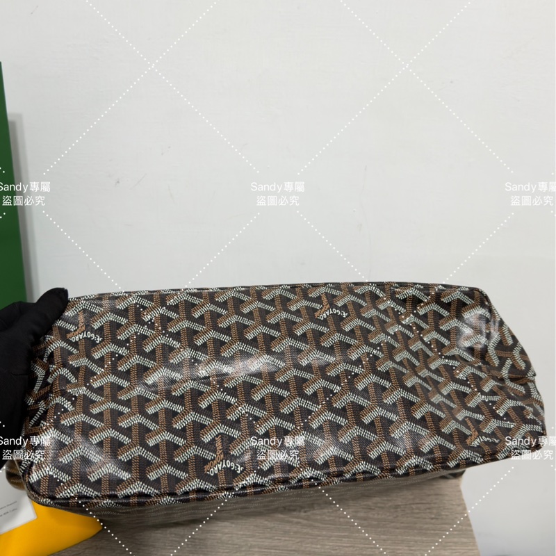 Goyard 狗牙hobo 黑色 全新全配-54