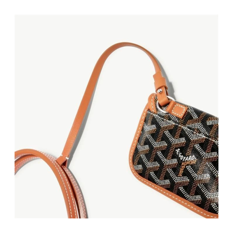 GOYARD Anjou迷你包 黑色 棕褐色 ANJOUSMINCG03TY01P-5