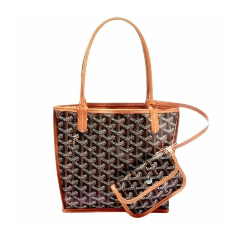 GOYARD Anjou迷你包 黑色 棕褐色 ANJOUSMINCG03TY01P-6