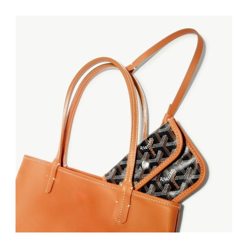 GOYARD Anjou迷你包 黑色 棕褐色 ANJOUSMINCG03TY01P-9