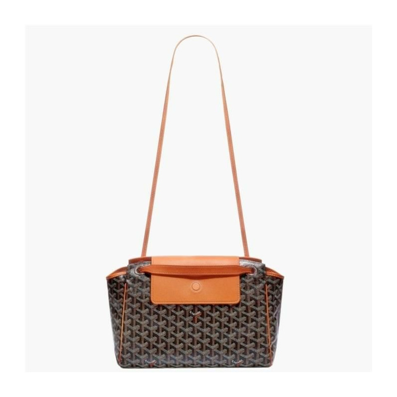 GOYARD Rouette 單肩包 PM 黑色棕褐色 ROUETTPMLTY01CL03P-5
