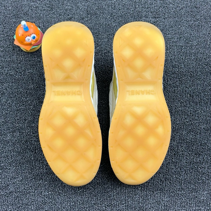 Chanel香奈兒拼色氣墊休閒鞋 98新 尺碼:35.5-5