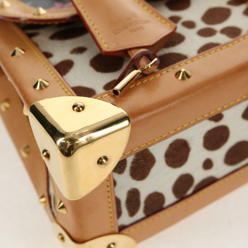 【日本直送】路易威登 Multicolor Sac Dalmatian 手提包 黑色 M92825 LV 正品 BA8730SAV-15