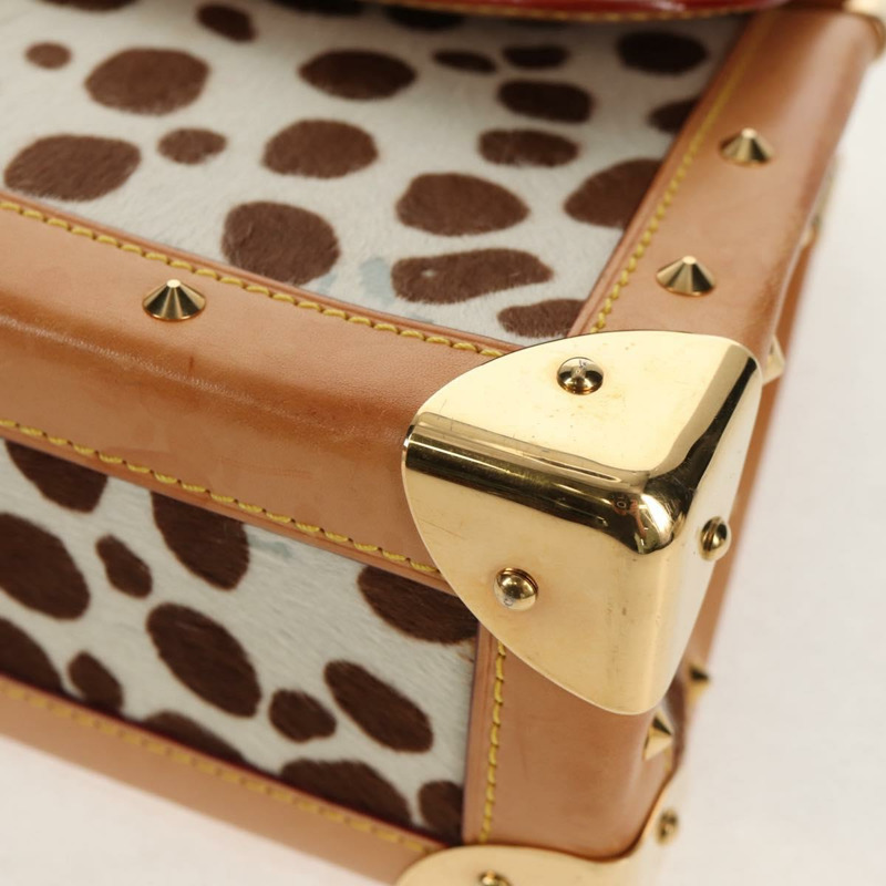 【日本直送】路易威登 Multicolor Sac Dalmatian 手提包 黑色 M92825 LV 正品 BA8730SAV-16