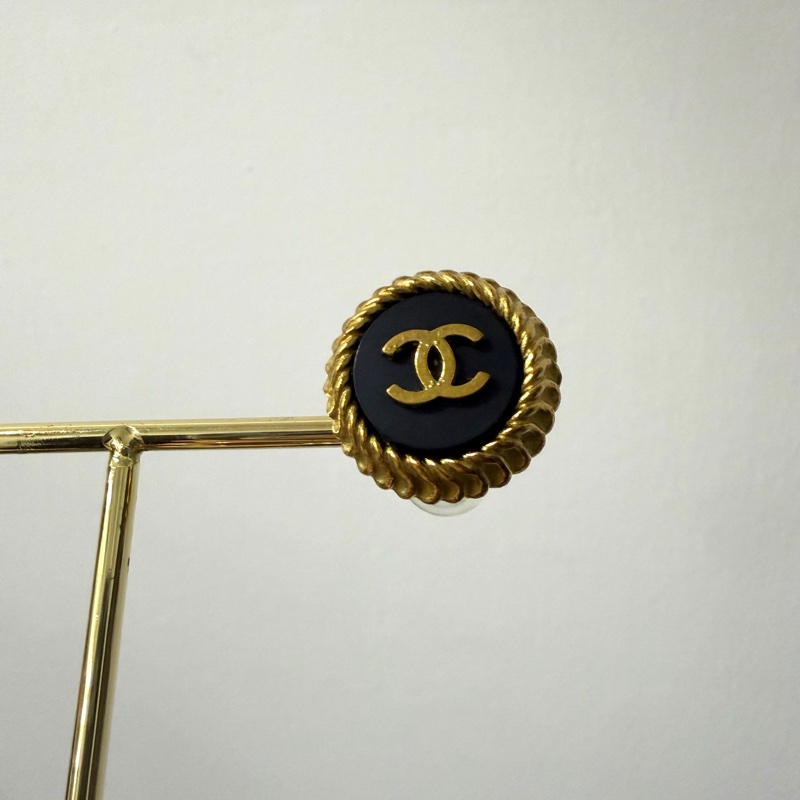 Chanel 香奈兒 95P 鍍金 耳夾 中古 Vintage-8