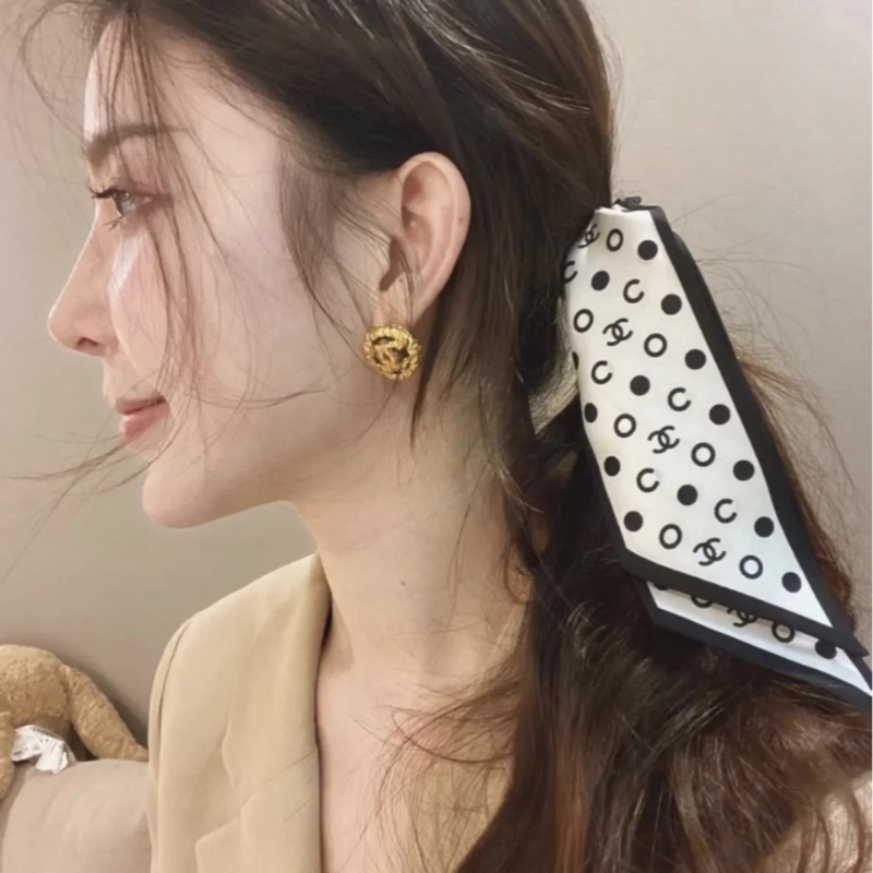 Chanel 絲巾髮圈 可分開使用-5